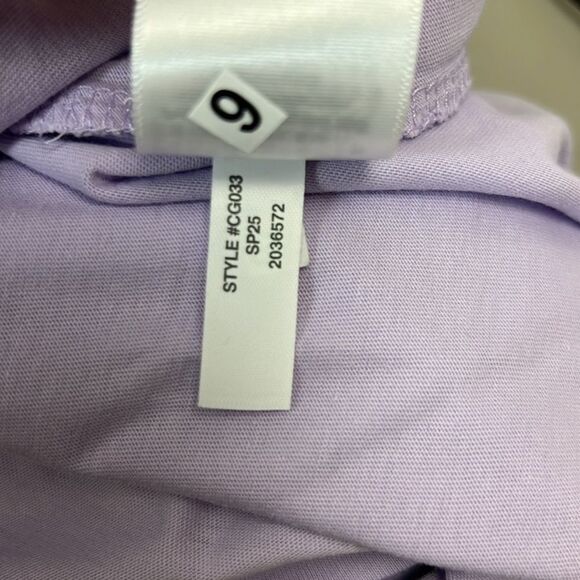 J. Crew Factory Cg033 Purple Embroidered flower graphic tee size M. NWT - Picture 12 of 12